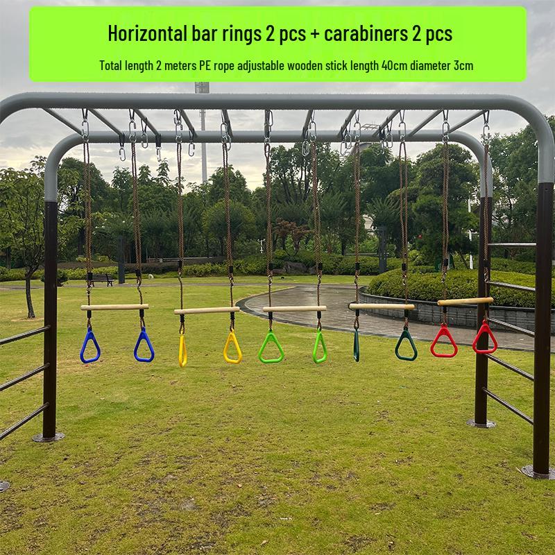Children's Indoor/Outdoor Climbing and Swing Training Set with Rope Ladder
