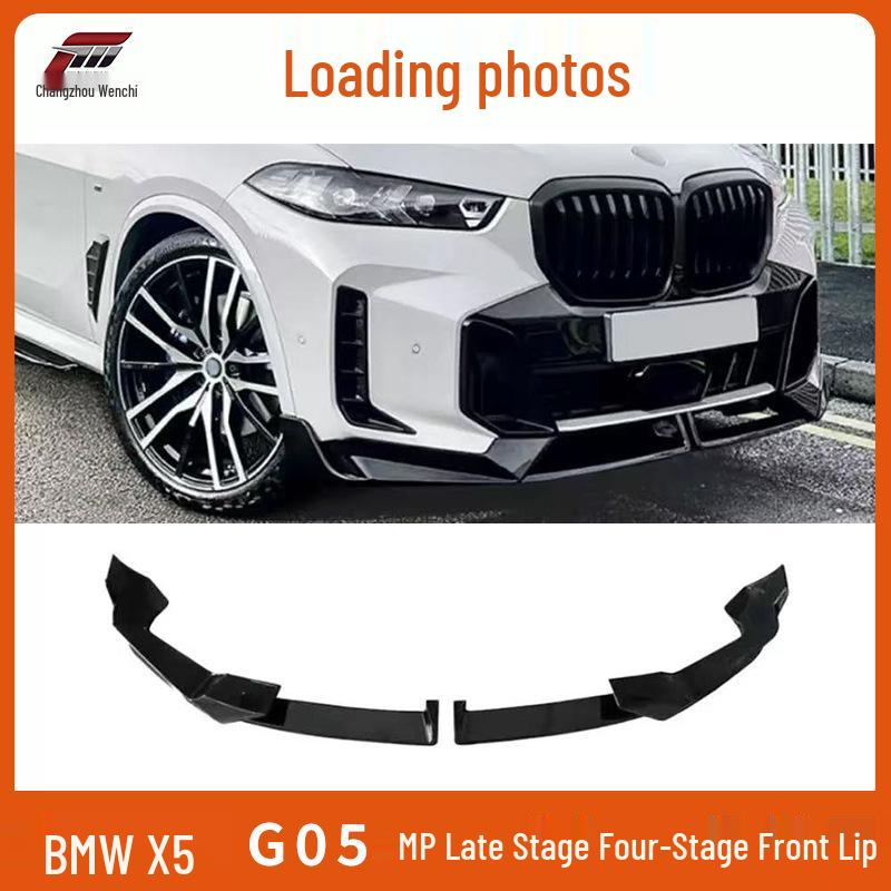 Kompatibel mit 2023 BMW X5 G05: Sport MP Vier-Teiliges Frontlippen- & Splitter-Kit.