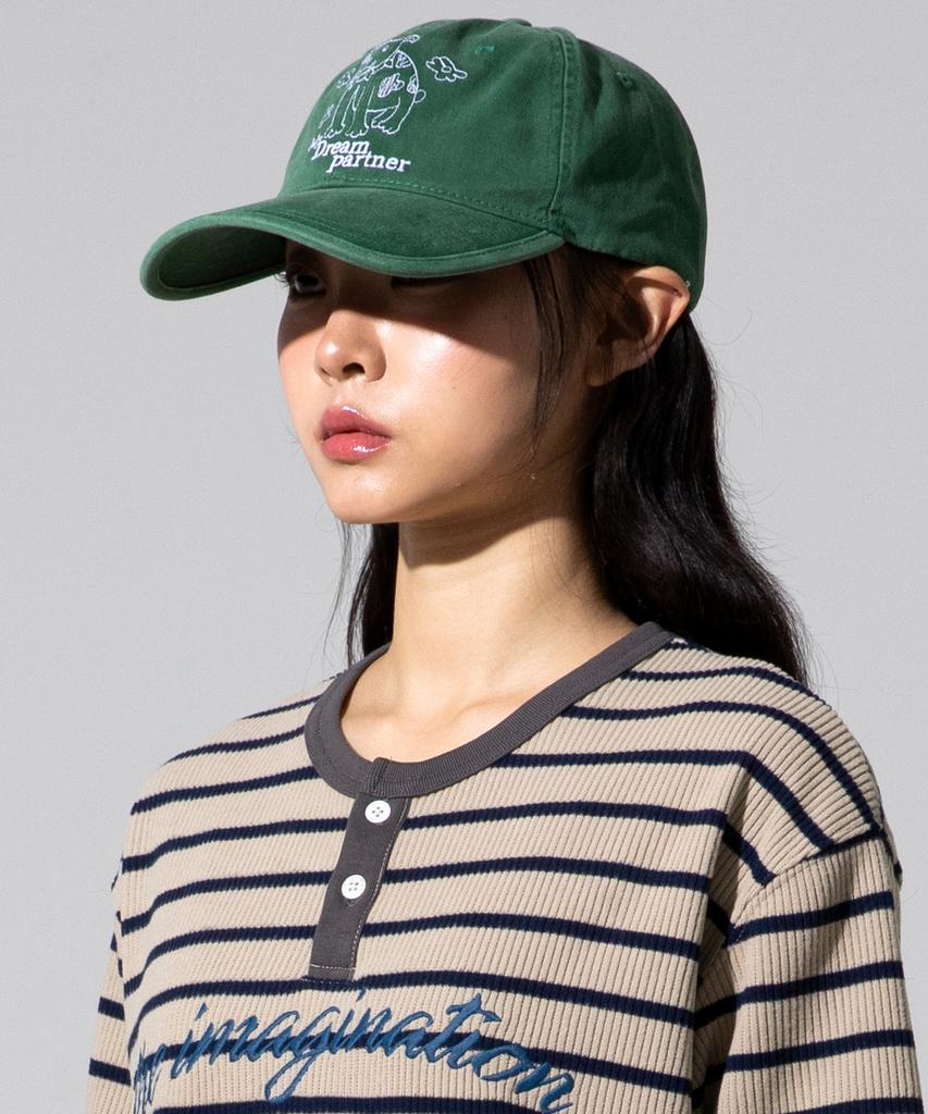 XTONZ Xta084 My Doggy Washed Ball Cap (Green)