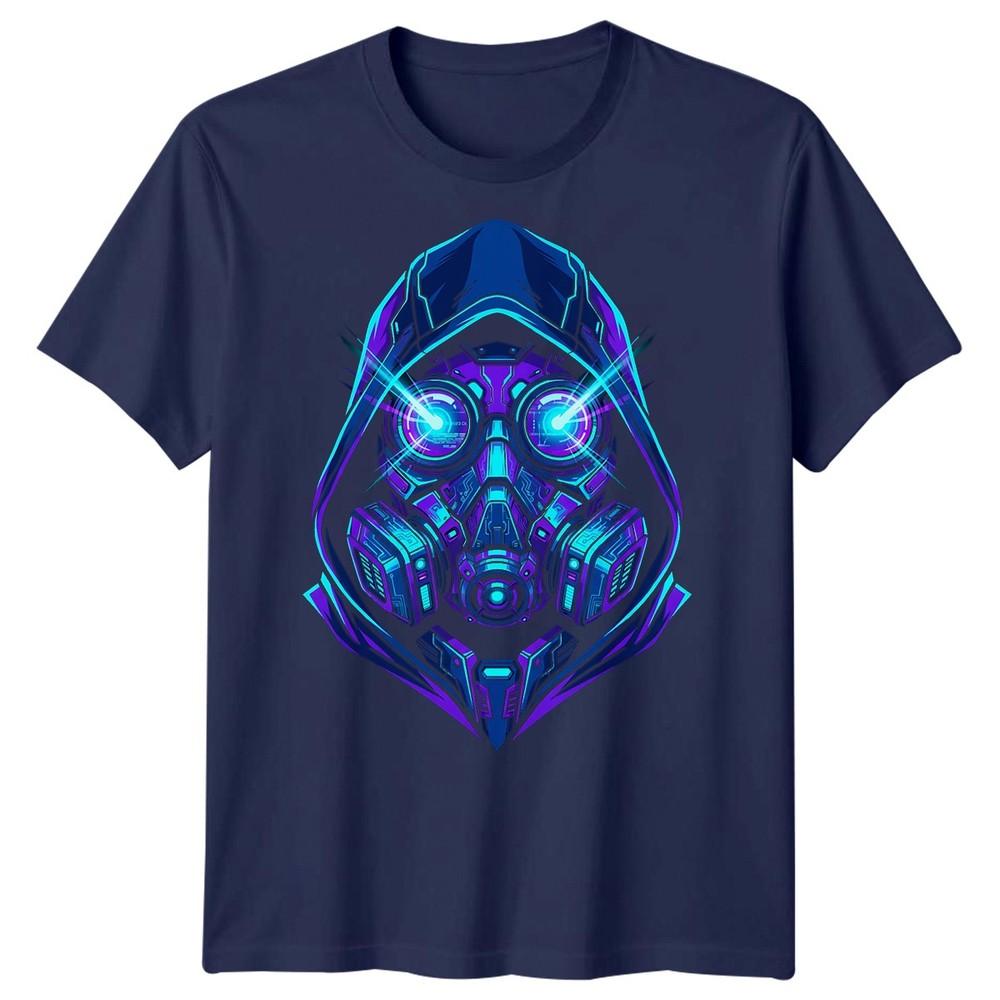 Gasmask Horror Unisexs T Shirt Toxic Mask Reaper Monster Air Graphic Tee