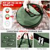 Artificial Xmas Tree Storage Bag Set Large Capacity Waterproof Oxford Cloth Christmas Tree Container with Zipper for Artificial