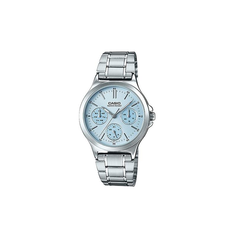 

Casio STANDARD Series Business Casual Fashion Classic Pointer Three Eyes Six Needles Roman Scale Waterproof Quartz Movement Stainless LTP-V300D-2A синій