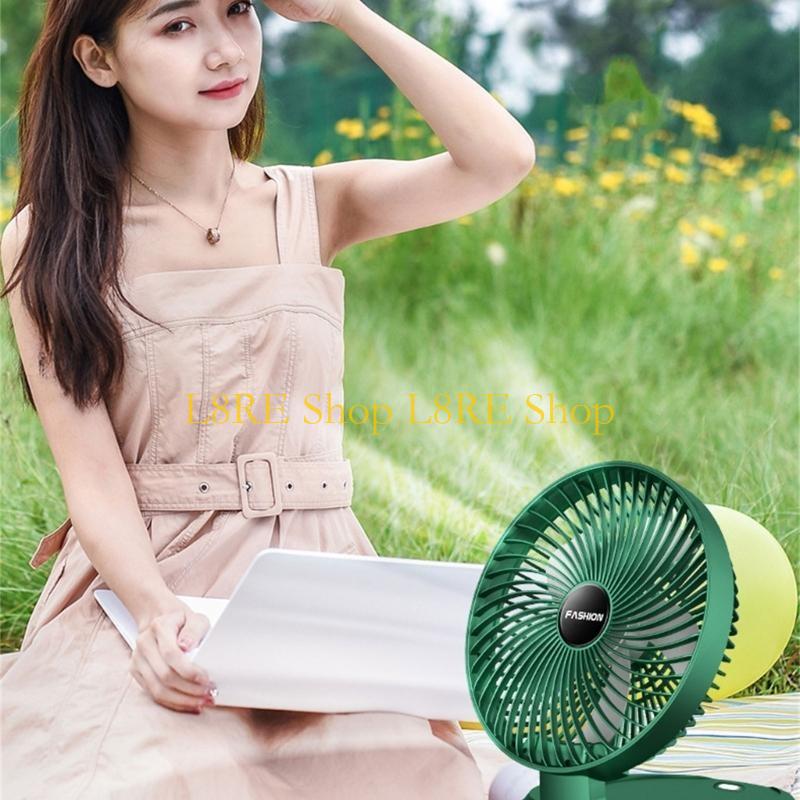 L8RE Electric Ventilator Travel Indoor Outdoor Punch-free Circulation Air Cooling Fan