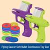 Creative Flying Saucer Carrot Soft Bullet Toy Gun for Kids - Parent-Child Outdoor Battle Toy
