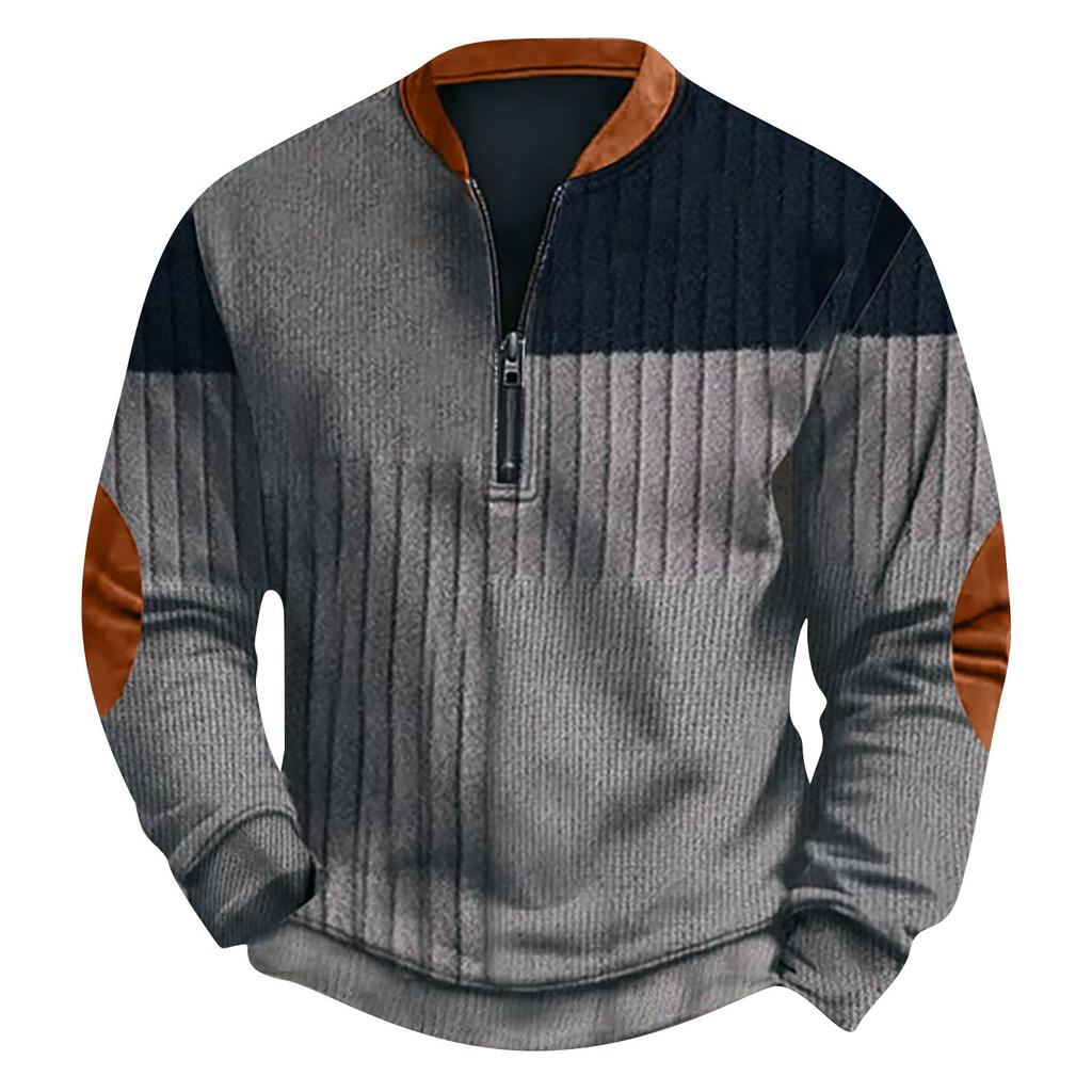 Men's Retro Casual Gradient Printed Sweatshirt