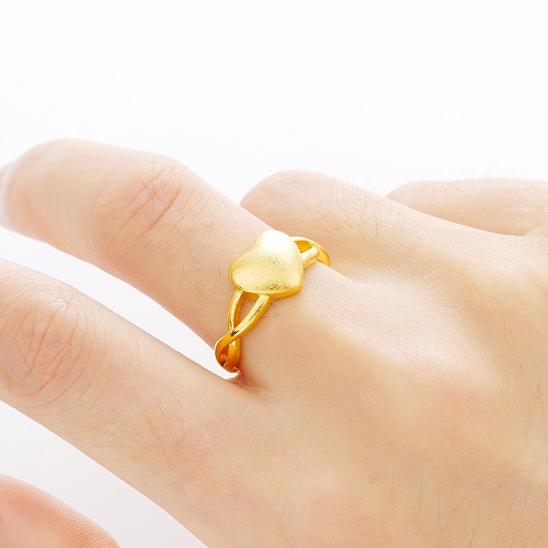 Vietnamese Sand Retro Love Ring Women's Accessories Heart Ring