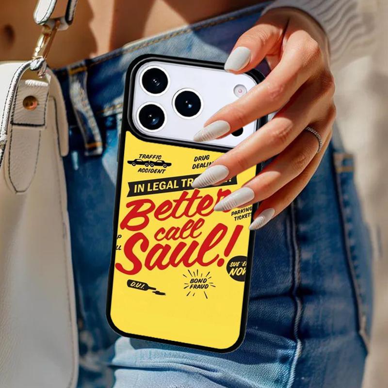 Better Call Saul Phone Case For iPhone 17 Air 14 15 13 12 Max Cover For Apple 14 15 16 16e 11 Pro Max Plus Coque