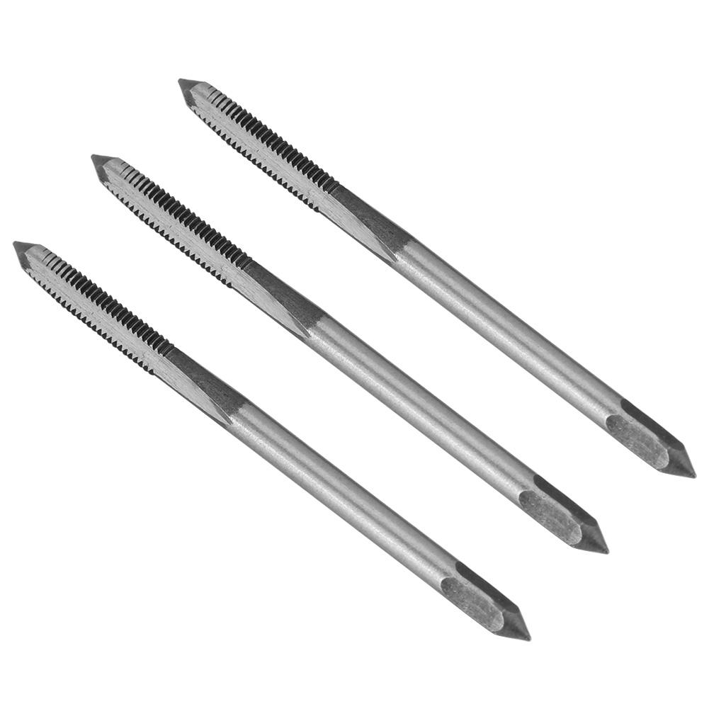 3PcsCelsiusSet M3CelsiusM4CelsiusM5 Bearing Steel Hand Thread Tap Screw Taps Tool(M3)