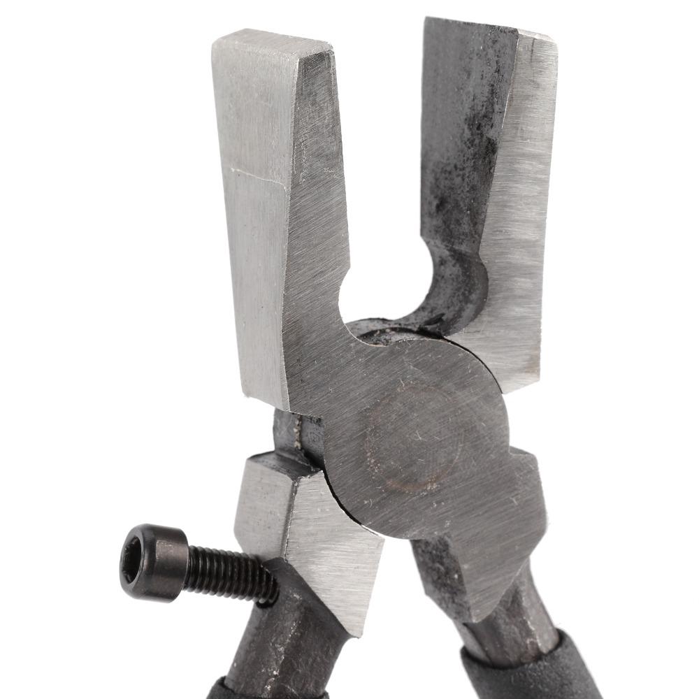 Rubber Tips Running Pliers Black Flat Nose Pliers  Stained Glass and Mosaics Work