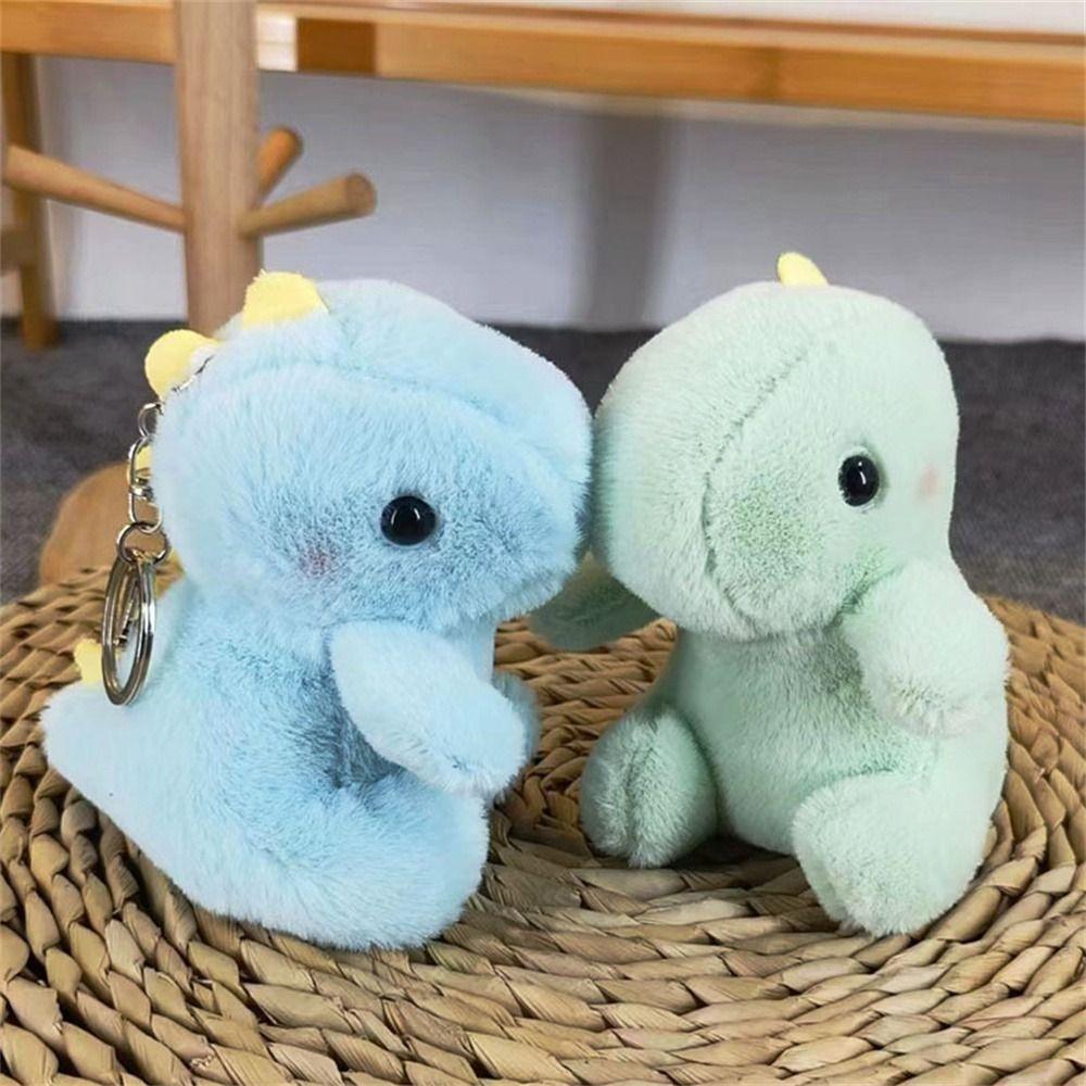 Stuffed Animal Plush Dinosaur Doll Plush Toy Dinosaur Pendant Dinosaur Keychain  Bag Pendant