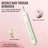3 stk 2-i-1 Nåltreder Spretteknivsett Sømfjerner og Treder DIY Håndlaget Håndverk Syverktøy