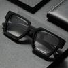 New Thick Frame Sunglasses Trend Box Foreign Trade Glasses Personality Big Frame Sunglasses WOMEN'S Sunglasses MEN'S Sunglasses