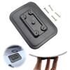 PVC Schlauchboote Pad Korrosionsbeständiges Kajak Stand Pad mit Schrauben Angelrutenhalter Feste Basis für Outdoor-Sportarten