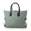 Tote Nylon X Recycled Hook Size Light Green [Isaac] Bag, Leather, 2-way Tote, S, Women's, (82)