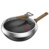 Kombach 32cm Non-Coated Rust-Proof Iron Wok