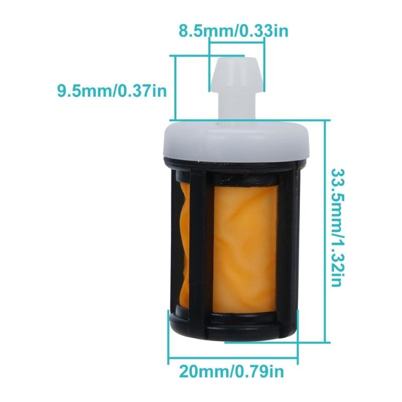 Recyclable Gas Filter For MS271 MS291 MS311 MS391 MS661 Chainsaws Providing Clean stream and Simple Tool Free Installation