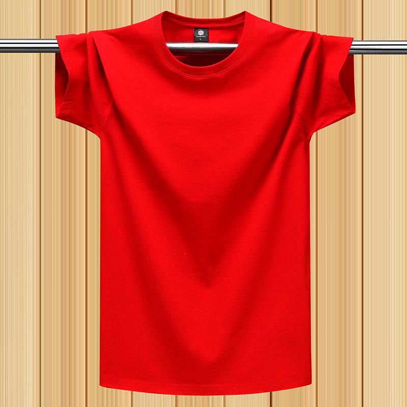 2025 Spring/Summer Men's Cotton Loose Fit Short Sleeve T-Shirt