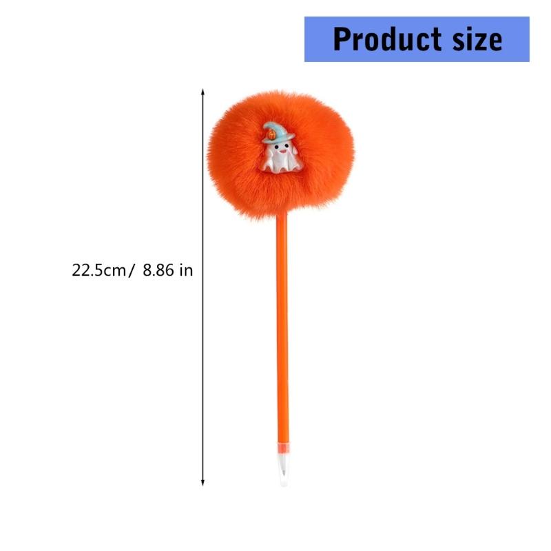 4 Peças Caneta Gel Desenho Animado Halloween Caneta Engraçada para Escrever Materiais de Escritório para Estudante Recompensa de Jogo Suprimentos para Festa de Halloween