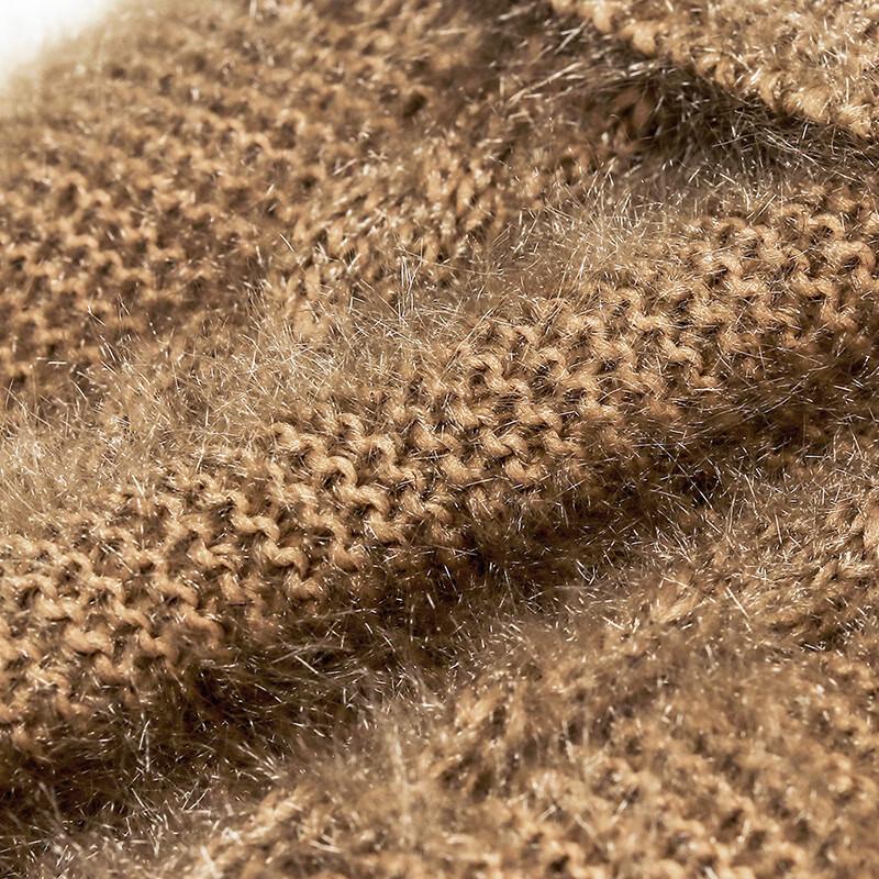 Women's Winter Integrated Knit Beanie & Scarf Set