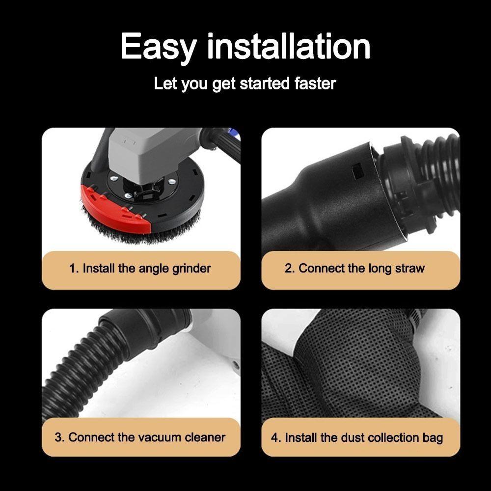 Universal Angle Grinder Shroud Detachable Dust Collector  Construction Accessory