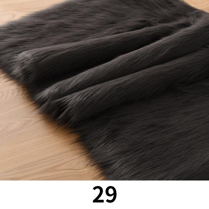 100*170cm Imitation Fox Fur Fabric 5cm Long Artificial Fur Plush Fabric For Diy Carpet Jewelry Phone Counter Cover Photo Props