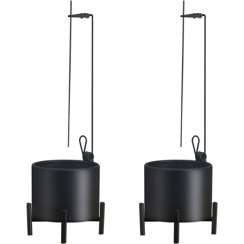 

2025 Trend Burner Anti-Ash Flying Metal Incense Holder 2-Pack, For Sticks Design Perfect For Meditation, Yoga,Home чёрный