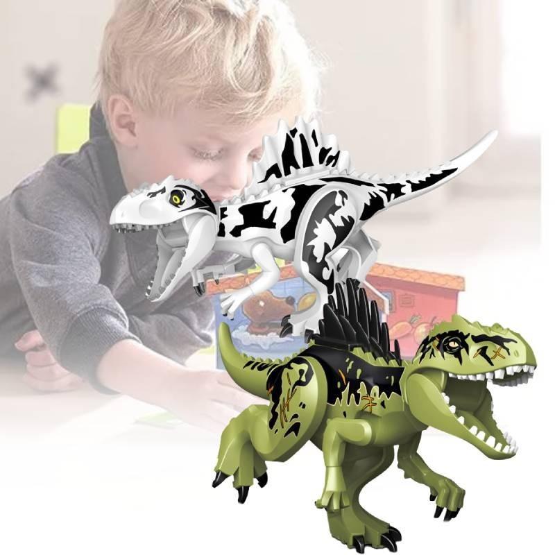 Jurassic Dinosaurier Baustein Set Mit T-rex Und Raptor Kompatiblen Teilen