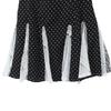 Women's Summer Sleeveless Polka Dot Color Block Cinched Waist Mini Dress