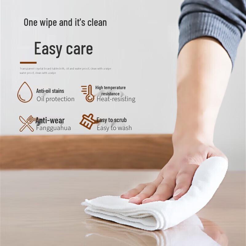 Clear PVC Waterproof Table Protector Mat