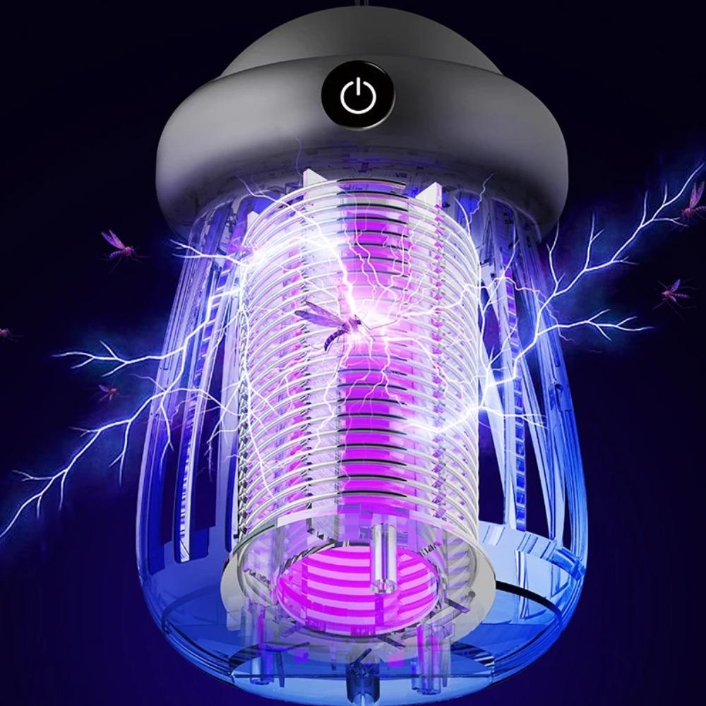 Elektrische Mückenvernichterlampe USB Fliegenfalle Zapper Insektenvernichter Abwehrmittel Schlafzimmer Outdoor Camping Anti-Mücken-Falle Nachtlicht