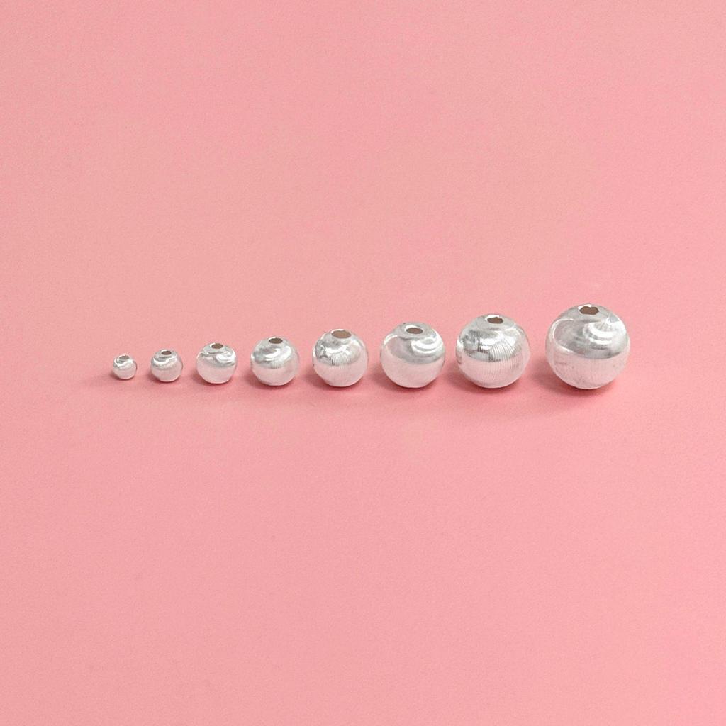 Sterling Silver Cat's Eye Sparkle Beads for DIY Bracelets, Necklaces, and Weaving Accessories