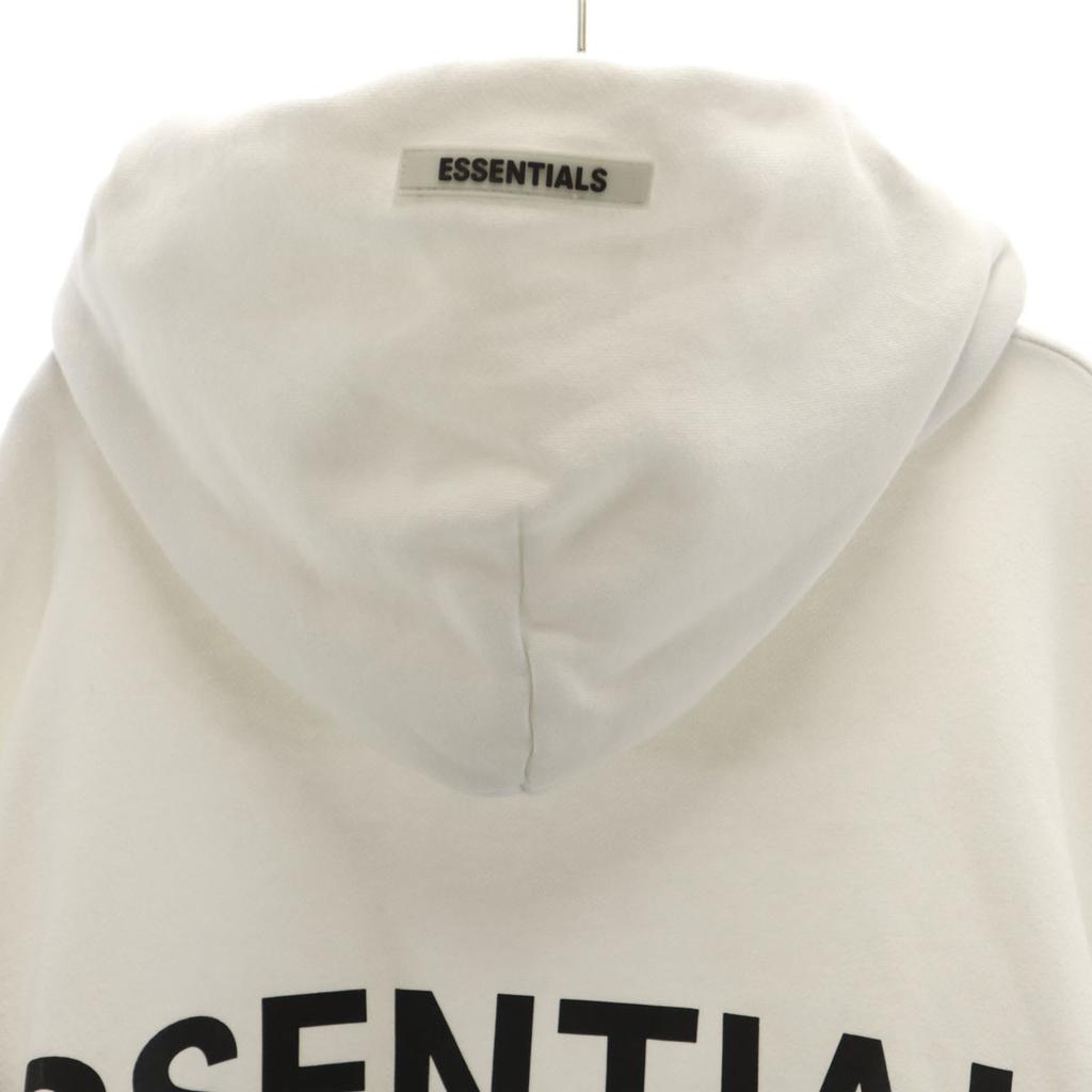 Essentials Sweat-shirts à manches longues avec logo au dos L blanc Homme Occasion