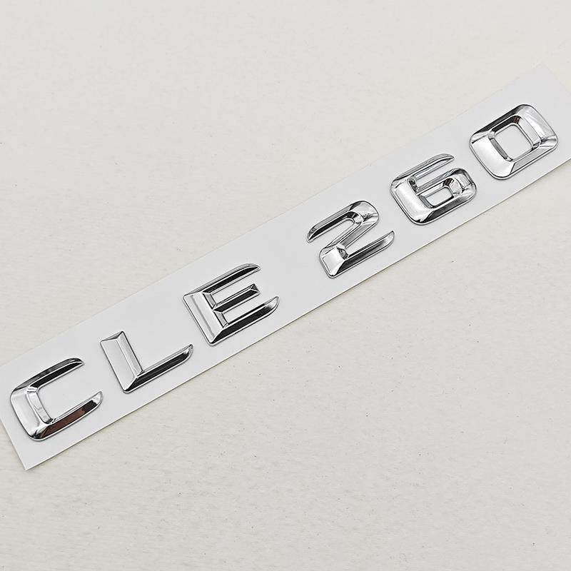 

3D ABS Car Letters Logo CLE200 CLE260 Badge Rear Trunk Emblem Decals For Mercedes Benz CLE Class CLE 200 CLE260 Accessories