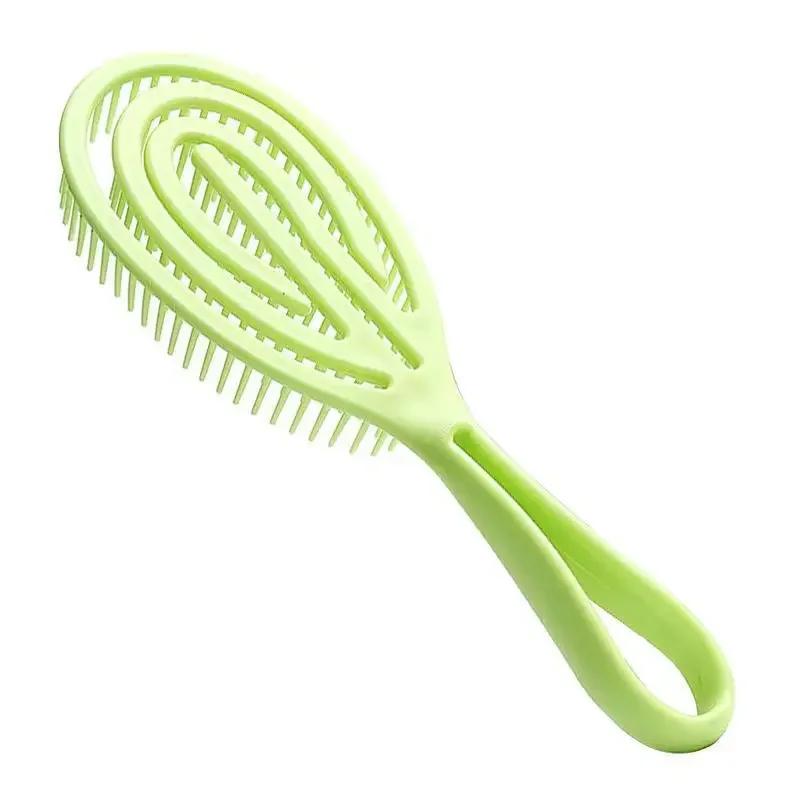 

Полая щетка для распутывания волос, эластичная расческа для массажа кожи головы, мягкая расческа для распутывания волос, массажер для головы, расчески для влажных вьющихся волос, инструменты для укладки