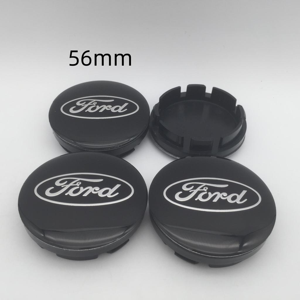KLYD4 NEW 4pcs 3D for 54mm 56mm 60mm 68mm Ford Car emblem Wheel hub Center Cap Badge covers sticker Decal styling auto Accessories