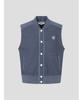 BEANPOLE GOLF Women'S Collared Full-Open Knit Vest Navy
