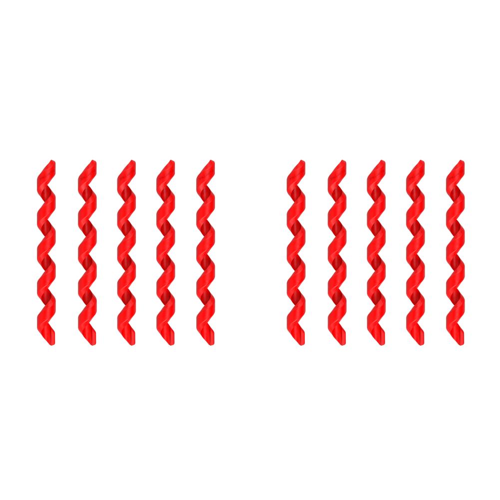 5-10PCS Bicycle Cable Manager Spiral Elastic Rubber Protector Line Tie Minder Bike Light Threading Cord Holder Controller Parts