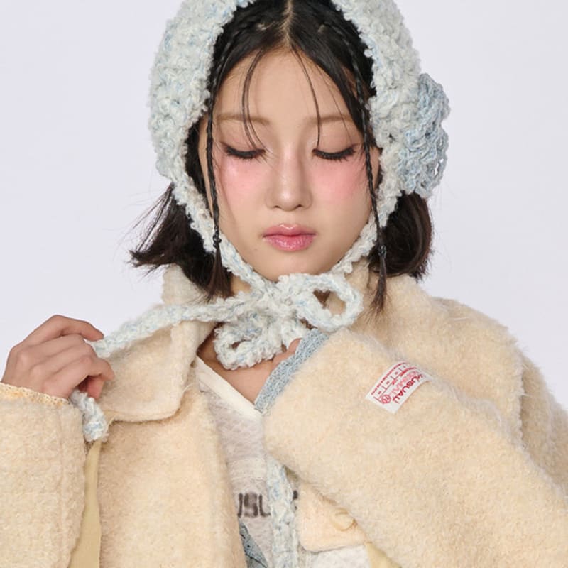 UNUSUALNORMAL PIA HANDMADE EARMUFFS_ICY BLUE