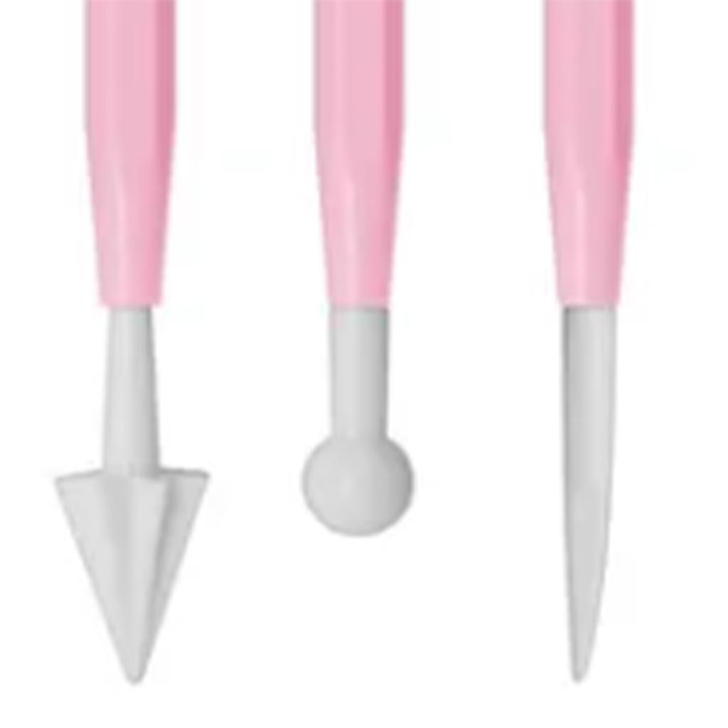8Pcs Fondant Modeling Tools Safe Plastic Rich Style Detachable Head Cake Sculpting Tools for Home Kitchen DIY