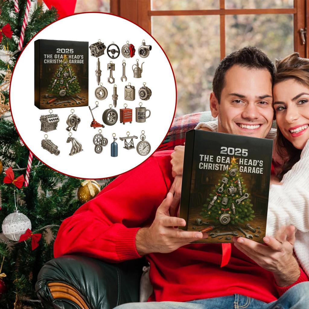 24 Days Christmas Calendar Advent 2D Acrylic Flat Count To Christmas Decoration New Year Hanging For Office School Garage Living