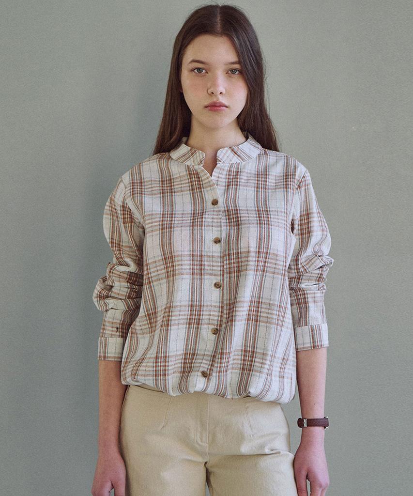LUSIDA Red Check String Shirt