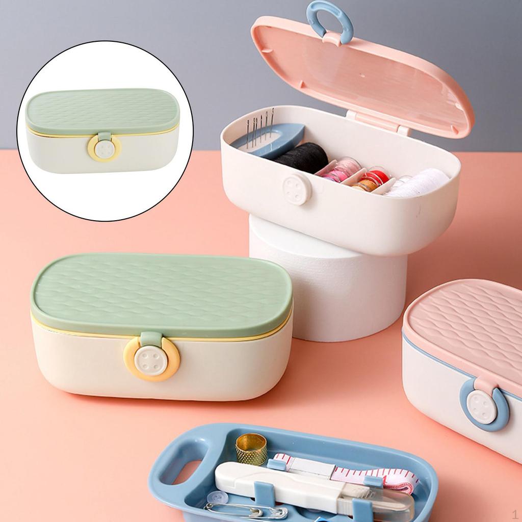 DIY Sewing Kit Colors Threads, Repair Tools with Portable Storage Case for Travel , and