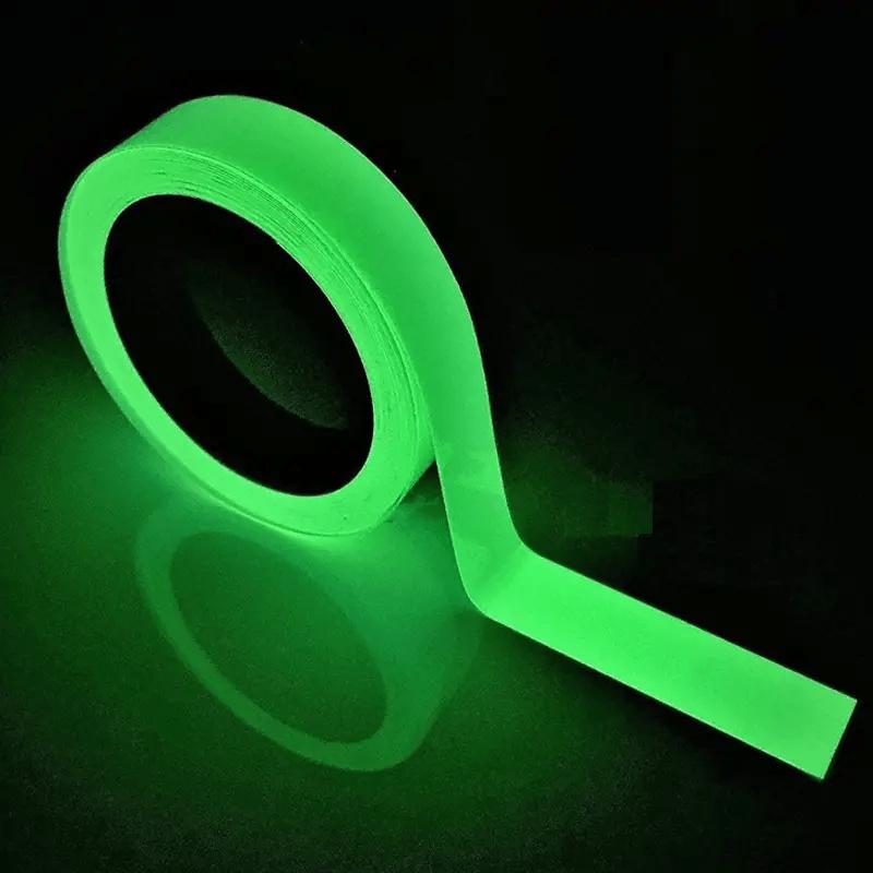 2 Rolls of Glow Tape, Long-Lasting Fluorescent Tape, Suitable for Outdoor Sports, Nighttime Decoration, And Home Marking