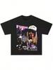 Camiseta de Hip-Hop Rapper Futuro 2025 Manga Corta Americana Vintage Marca de Lujo de Alta Calidad Vendiendo Estilos Populares