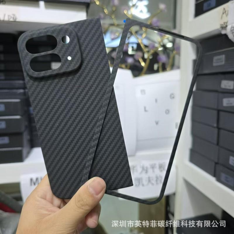 Case Google Pixel Fold 2 Magnetic Kevlar Fiber Full Body Shockproof Cover