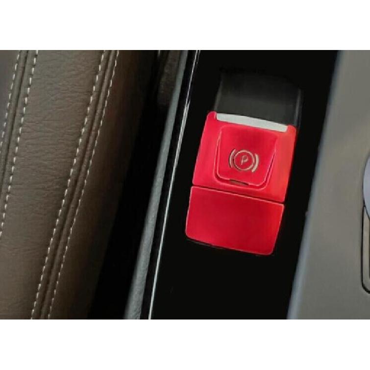 Fit For BMW X2 F39 Red Aluminum Cover Trim Electronic Handbrake Switch 2018-