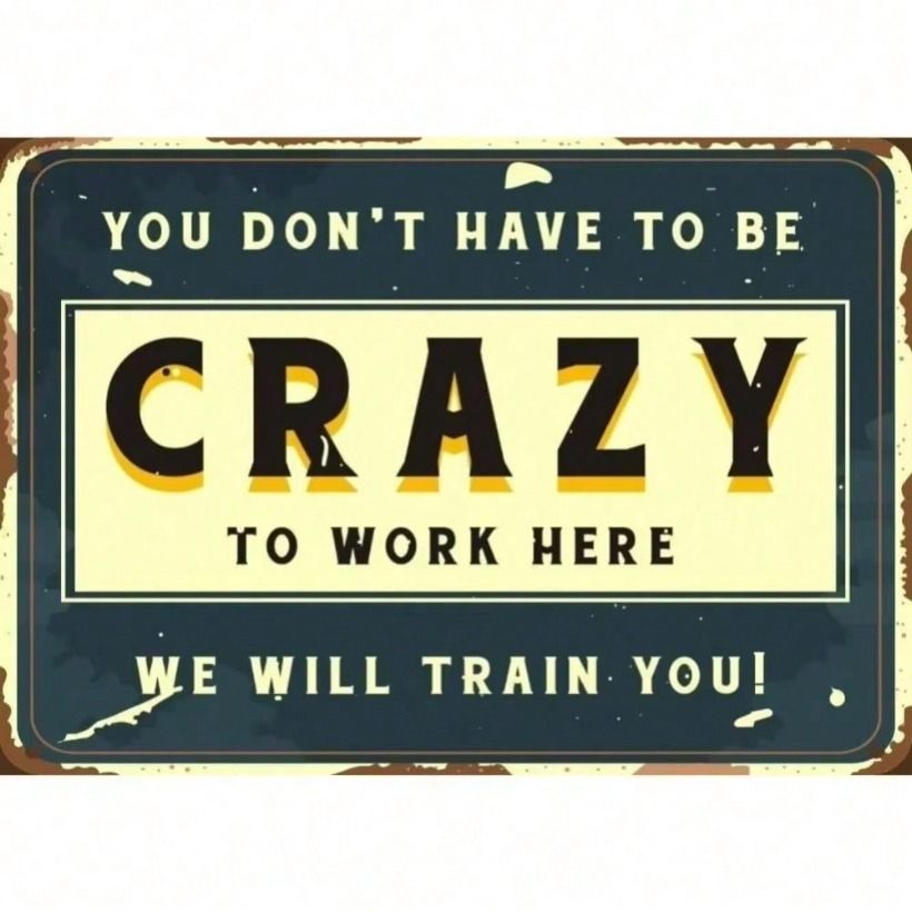Metal Wall Sign Industrial Metal Poster for Kitchen Bar Garage Tin Sign