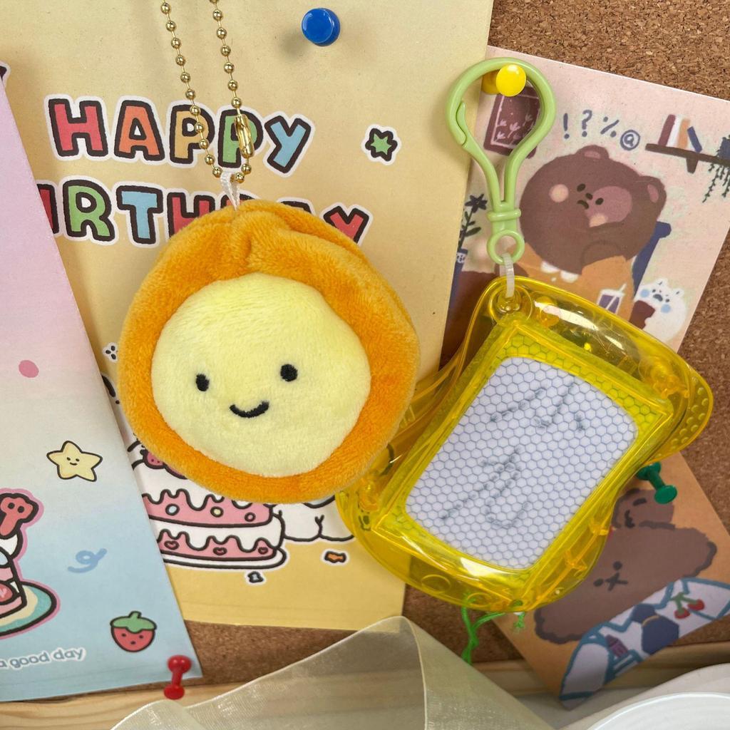 Roztomilý Kreslený Hamburger a Hranolky Plyšový Batoh Přívěsek na Klíče Panenka