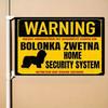 Room Decor  Bolonka Zwetna Dog Warning Metal Sign, Metal Home Security System Door Sign, , No Power Needed, Holiday Decor, Me