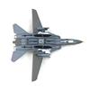 Alloy 1:100 Scale Simulation US F-14 Diecast Aircraft Model Jet Fighter Air Force Aircraft Raptor Airplane Model with Display St